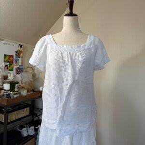 100% Cotton Square Neck Women Top